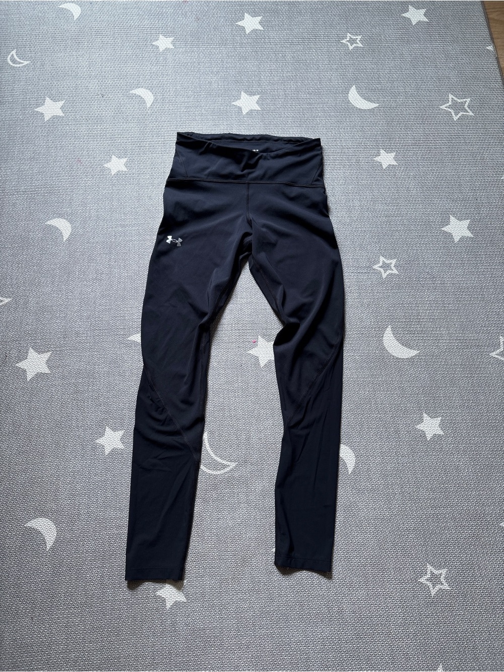 Under Armour Black Girls' High-Waist Athletic Leggings